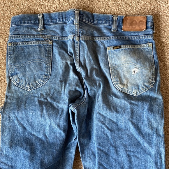 VTG 1980s LEE work jeans - Picture 6 of 6